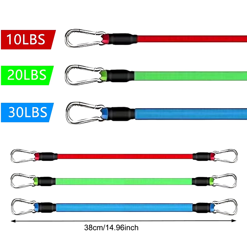 Professional Resistance Band Set with Ankle Straps for Fitness and Yoga - Elastic Exercise Equipment for Men and Women