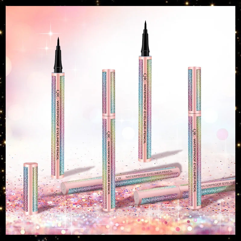Starry Sky Waterproof Liquid Eyeliner Pen - Quick Drying Eye Makeup for Women