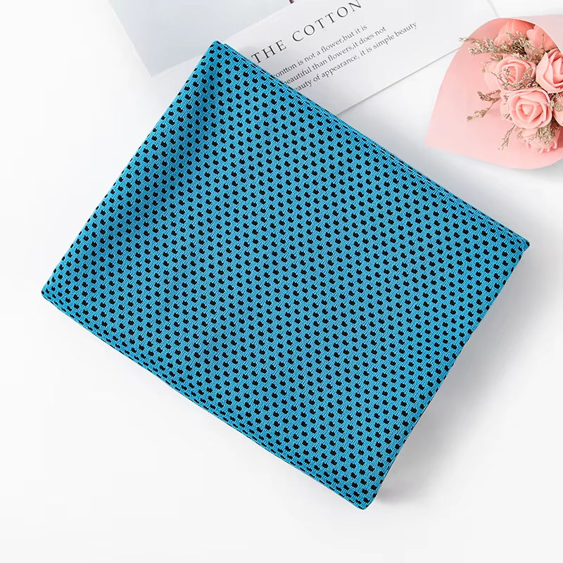 Microfiber Cooling Towels for Yoga and Outdoor Sports - Lightweight Sweat-Absorbing Scarves for Summer Activities