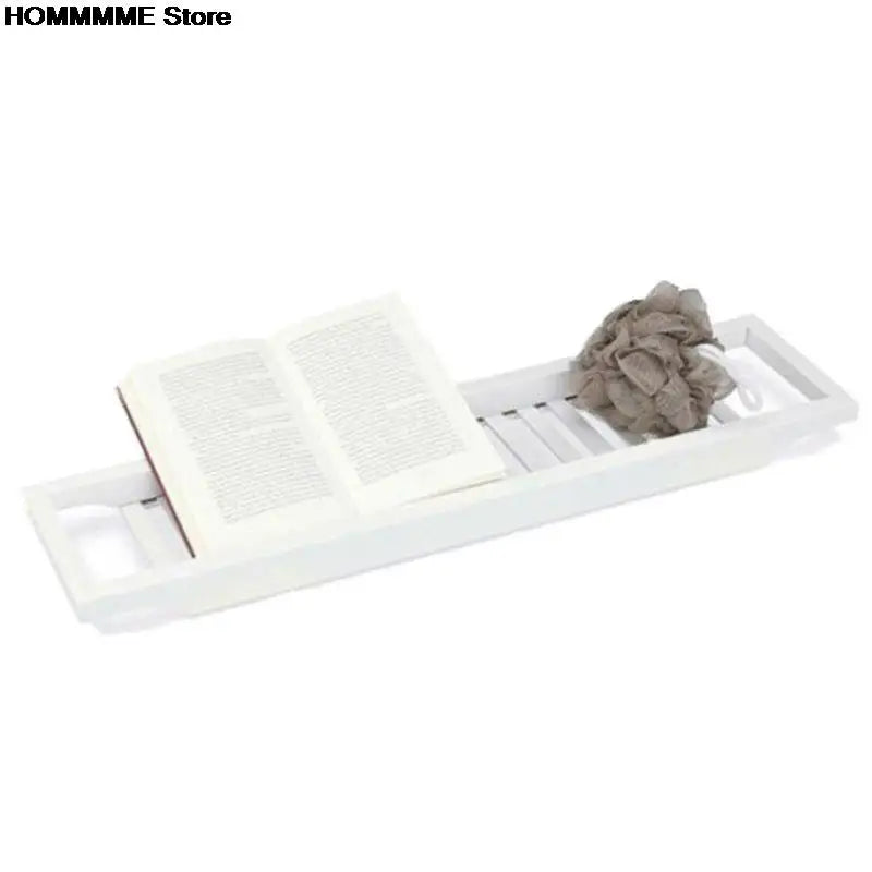 Bamboo Multi-Functional Anti-Skid Bathtub Shelf and Spa Tray