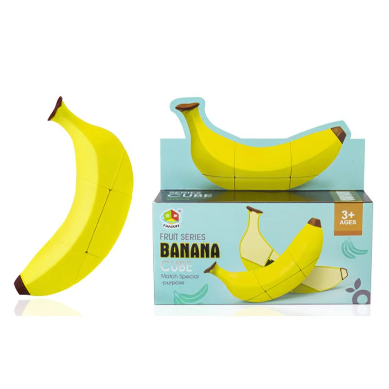 Fanxin Creative Fruit Magic Cube Banana Apple Lemon Orange Pear Peach Early Learning Magic Cube Children'S Gifts