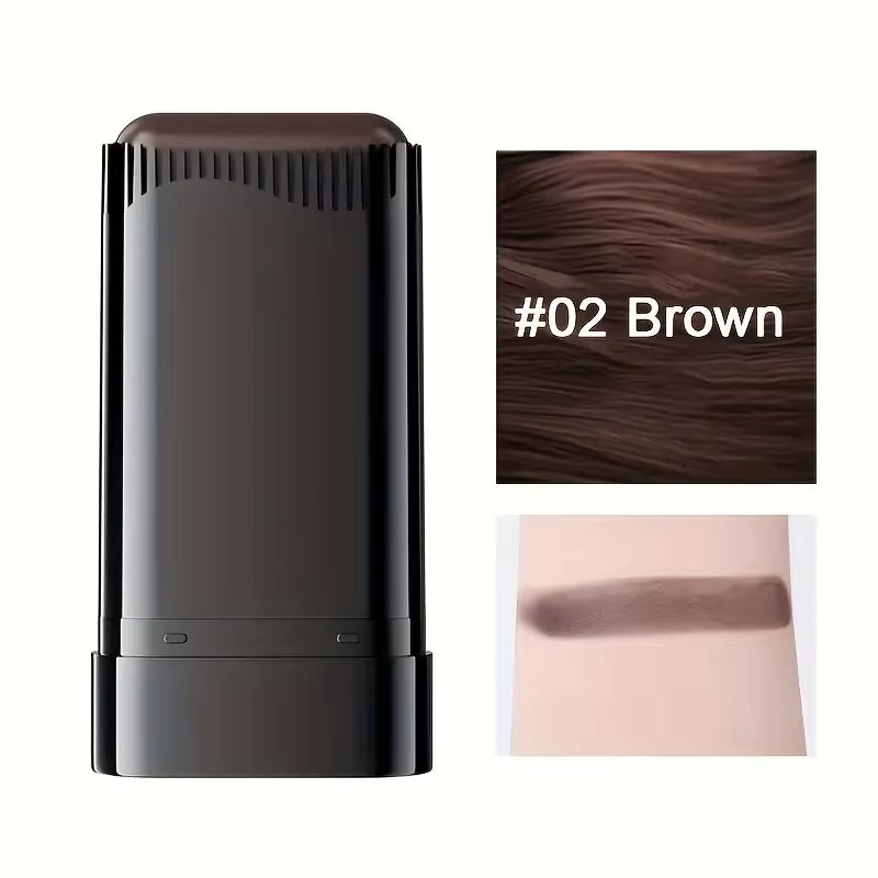 Hair Color Touch-Up Stick - Temporary Coverage for Gray Roots, Available in 3 Shades, Plant-Based Formula