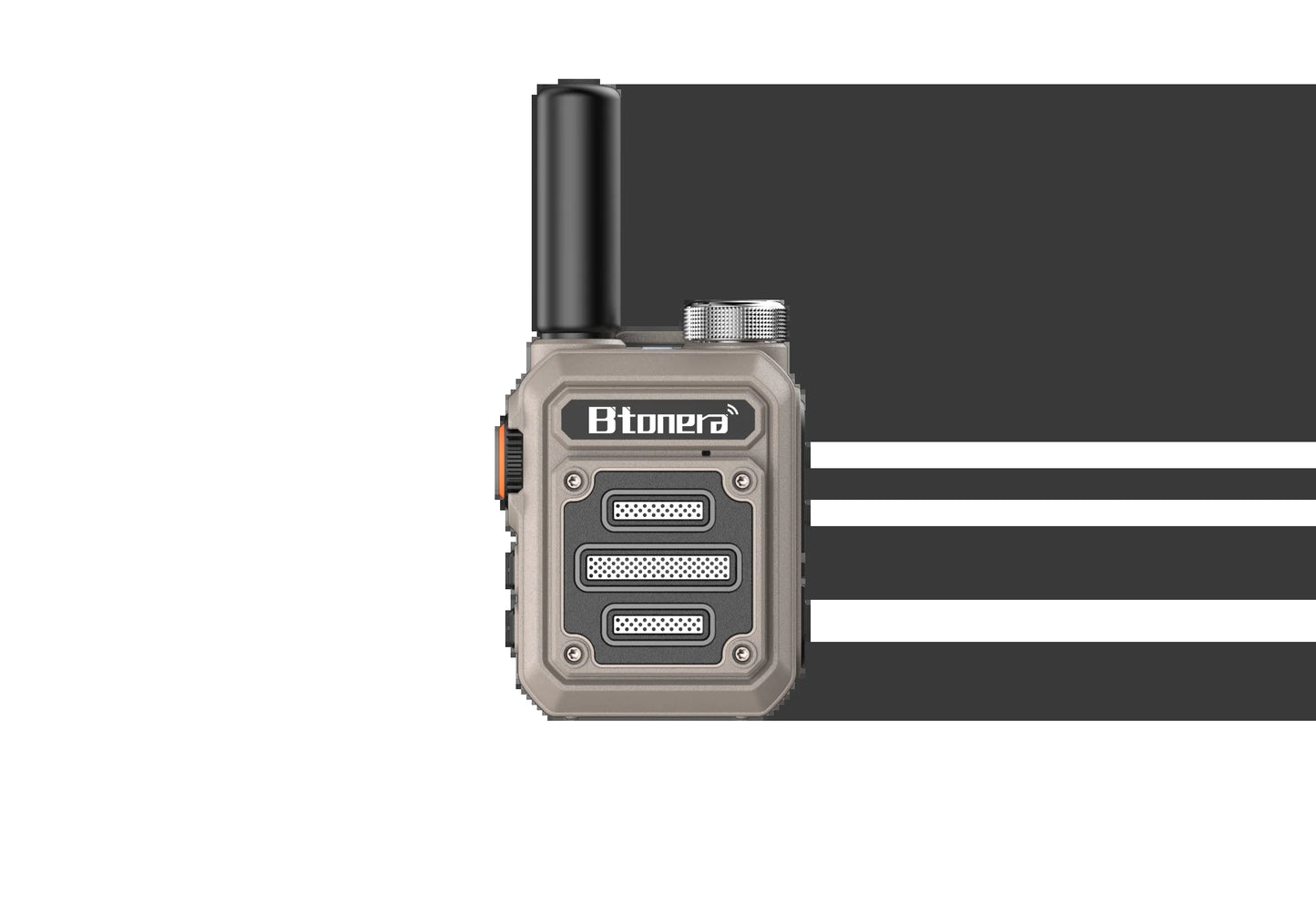 BT-330 Mini PMR 446 Two-Way Radio Walkie Talkie with USB Port - Portable Dual PTT Communication Device for Hunting and Cafés