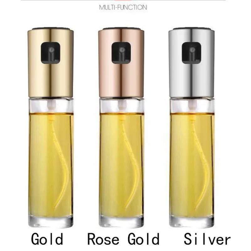 Stainless Steel Olive Oil Sprayer Bottle - Leak-Proof Pump Dispenser for Grilling and Cooking