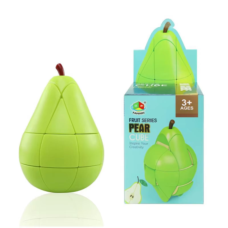 Fanxin Creative Fruit Magic Cube Banana Apple Lemon Orange Pear Peach Early Learning Magic Cube Children'S Gifts