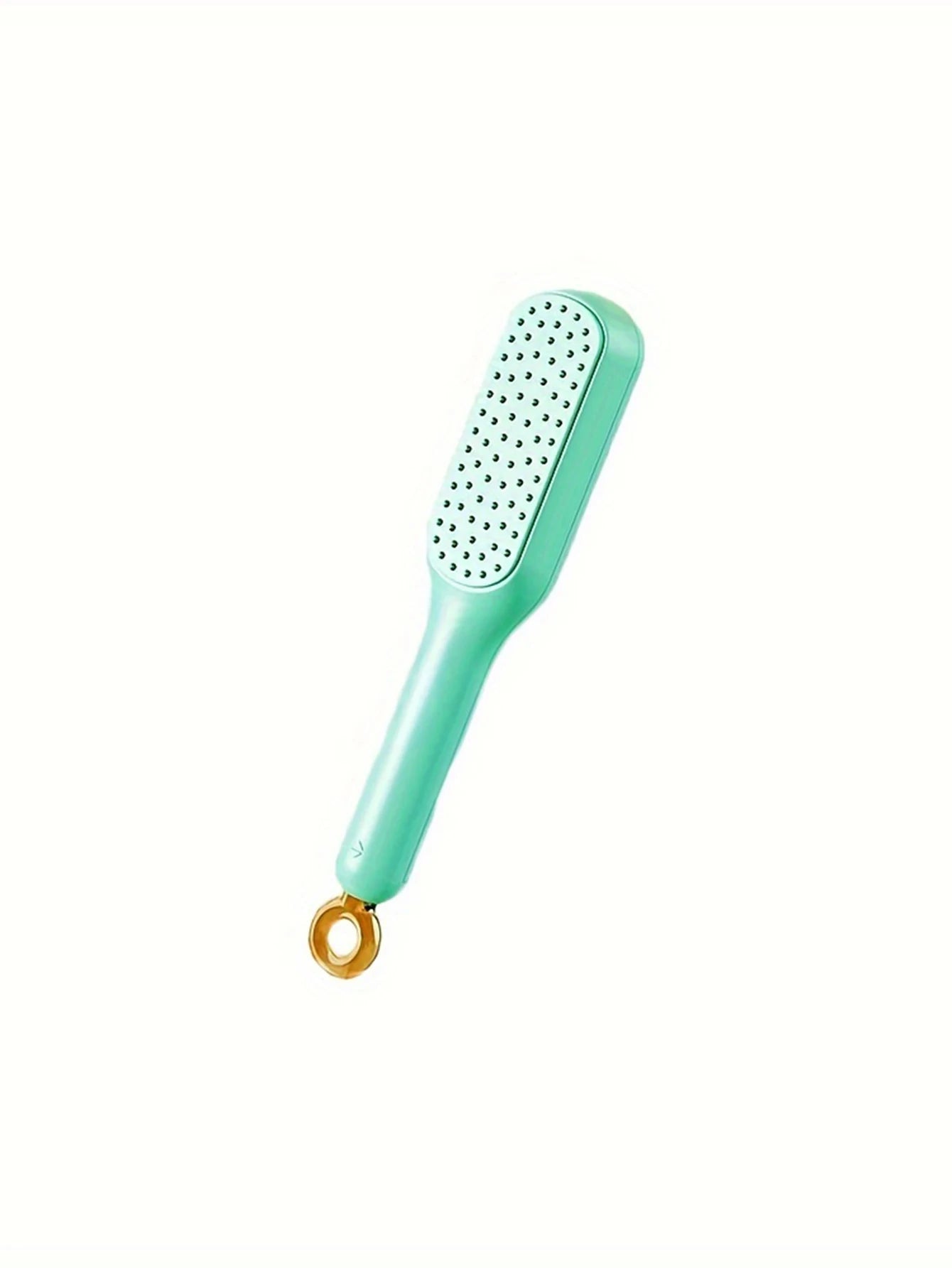 Self-Cleaning Anti-Static Retractable Hair Comb with Massage Function and Safety Airbag Design
