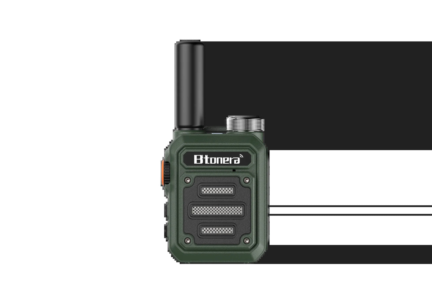 BT-330 Mini PMR 446 Two-Way Radio Walkie Talkie with USB Port - Portable Dual PTT Communication Device for Hunting and Cafés