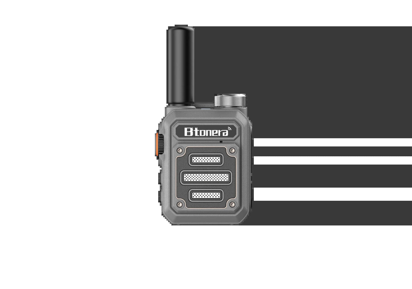 BT-330 Mini PMR 446 Two-Way Radio Walkie Talkie with USB Port - Portable Dual PTT Communication Device for Hunting and Cafés