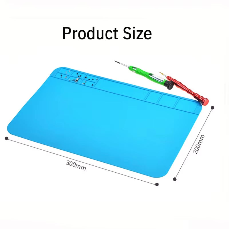 Silicone Waterproof Repair Pad for Motherboard and Electronic Equipment - Multi-Component Placement and Heat Insulation Solution