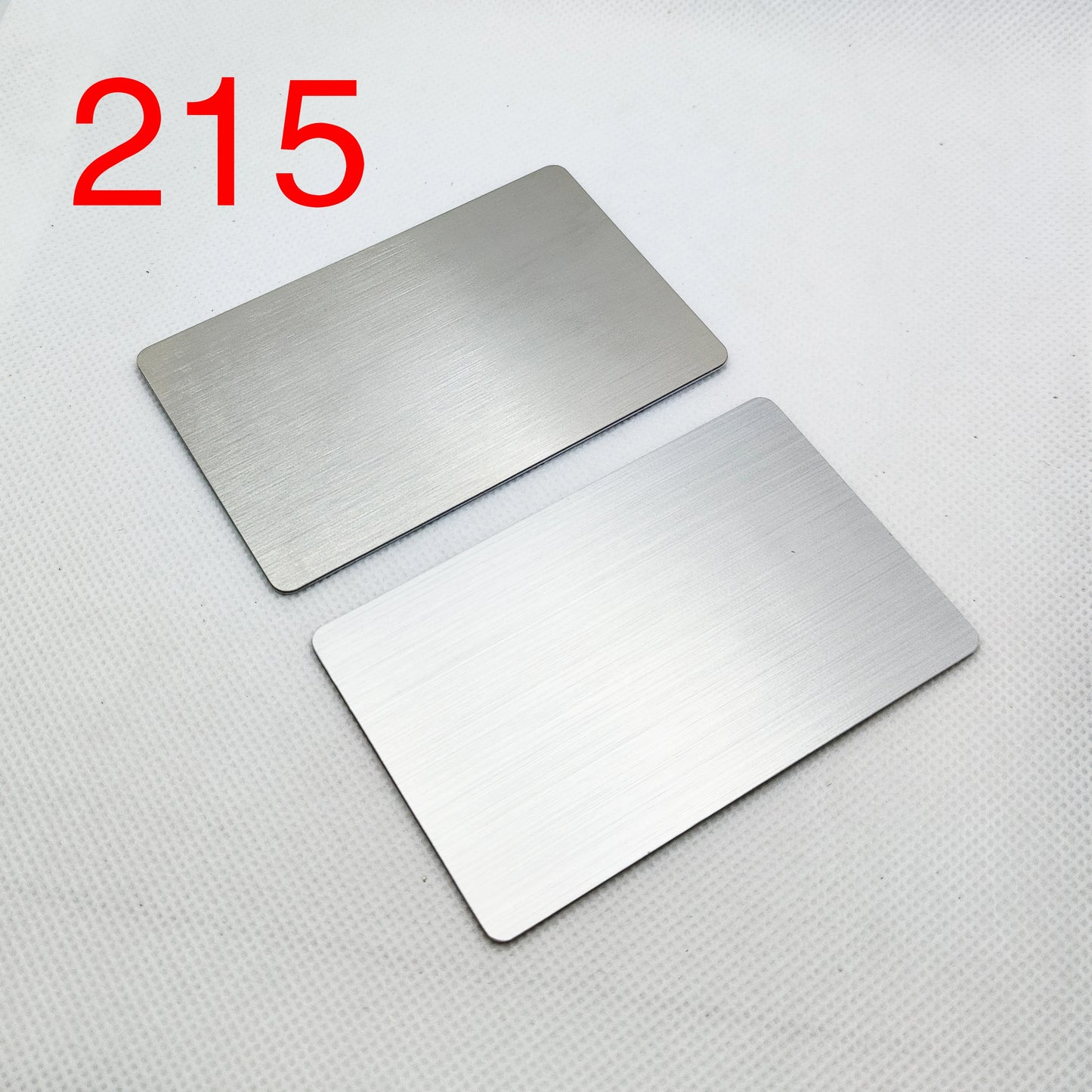 15 Pieces 13.56MHZ 215 Chip Blank Metal and PVC Hybrid NFC Social Identification/Access Control/Business Card