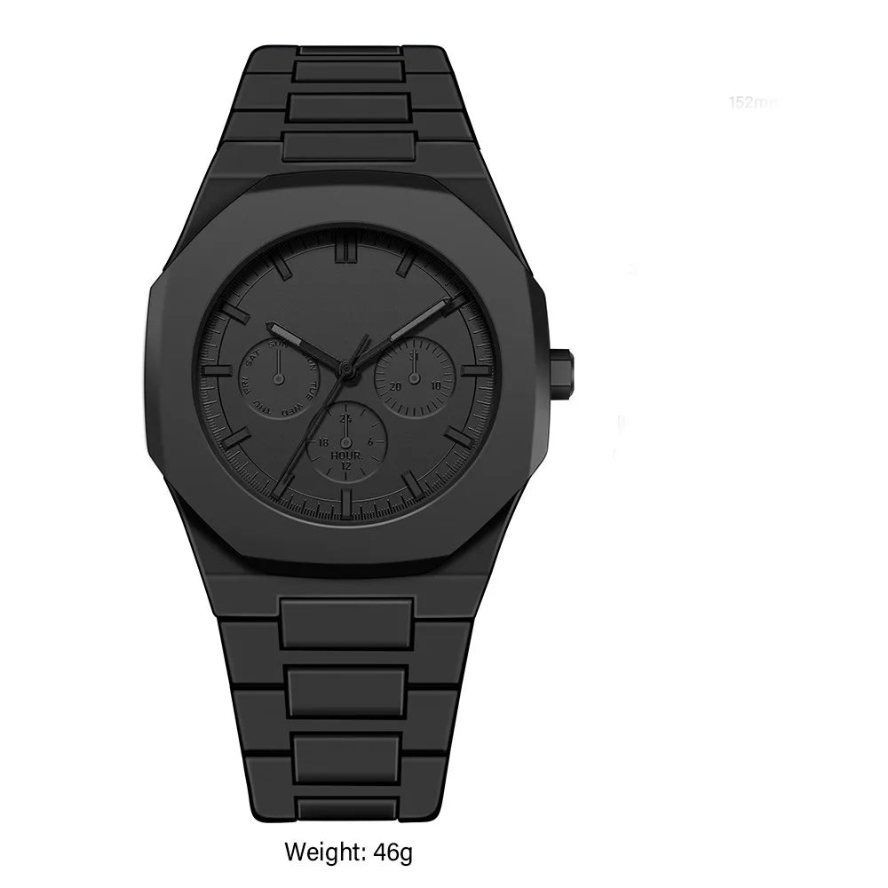 Classic Middle Eastern Arabic Numerals Blue Dial Quartz Watch for Men'S Casual Plastic Strap Women'S Waterproof Clock