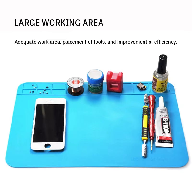 Silicone Waterproof Repair Pad for Motherboard and Electronic Equipment - Multi-Component Placement and Heat Insulation Solution