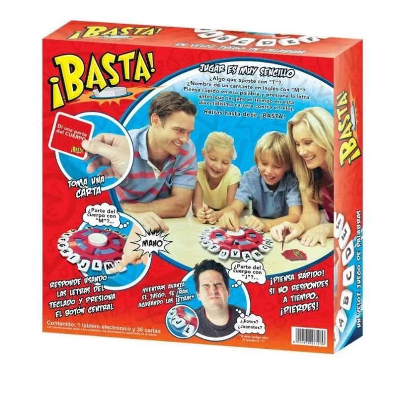 Basta: Engaging Spanish Vocabulary Board Game for Family Gatherings and Educational Settings