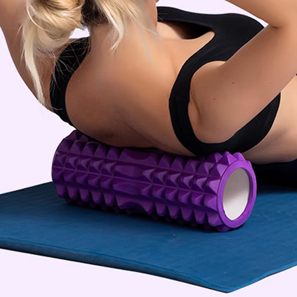 26cm Foam Roller for Yoga and Pilates - Gym Fitness Equipment for Back Massage and Home Workouts