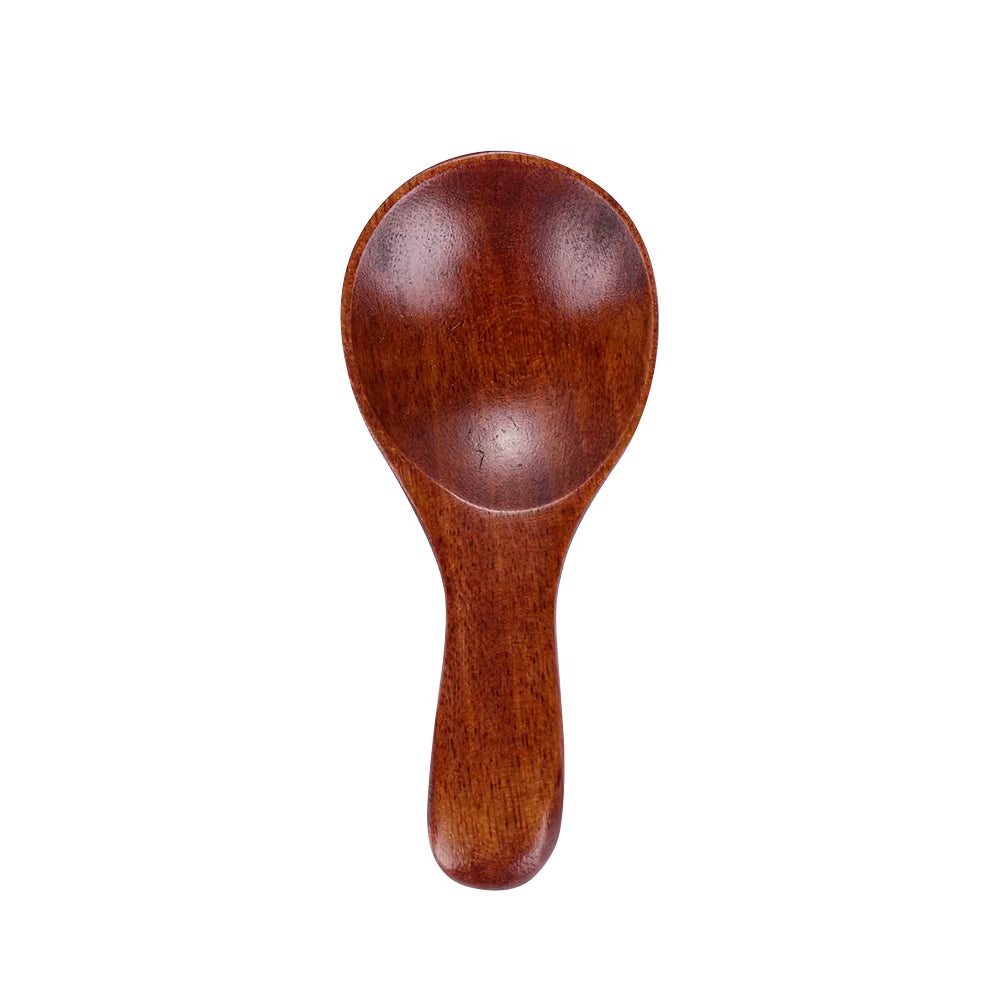 Natural Wooden Large Soup Ladle with Long Handle - Versatile Cooking Scoop for Ramen, Rice, and Catering Tableware