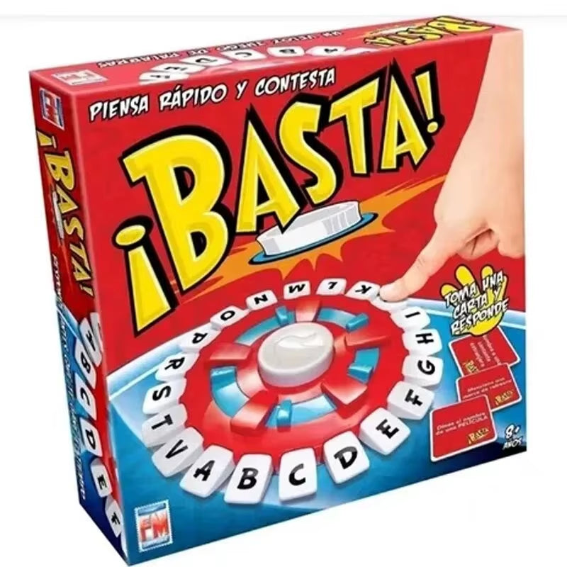 Basta: Engaging Spanish Vocabulary Board Game for Family Gatherings and Educational Settings