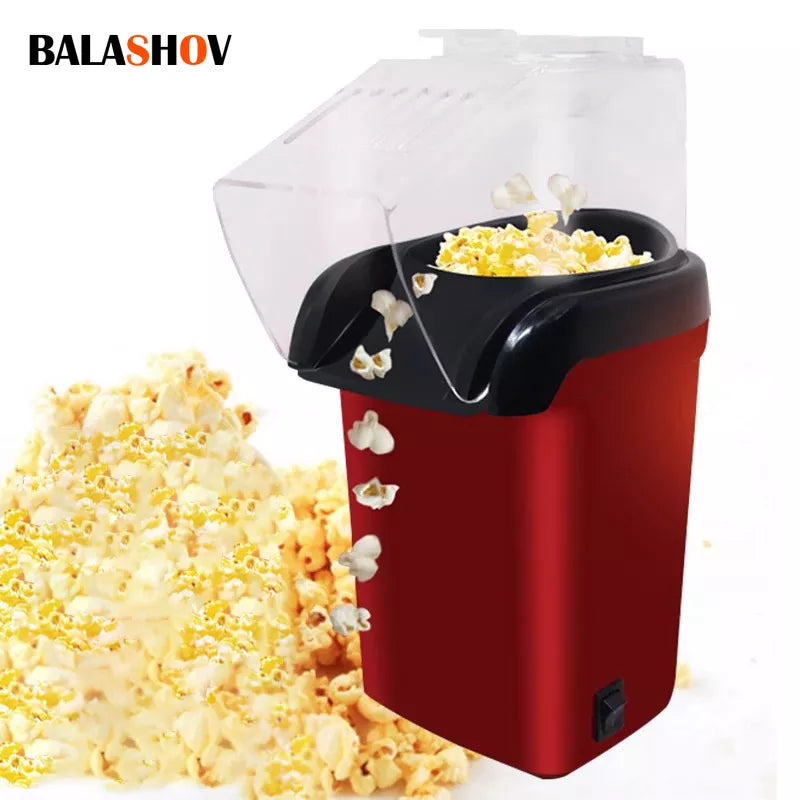 Mini Electric Popcorn Maker - Fully Automatic Home Kitchen Appliance