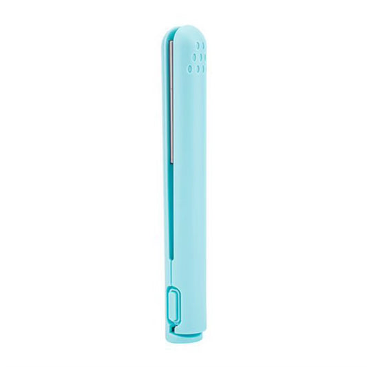 Cordless USB Mini Hair Straightener Brush - Portable Dual-Use Styling Tool for Short Hair, Ideal for Travel and Dormitory Use