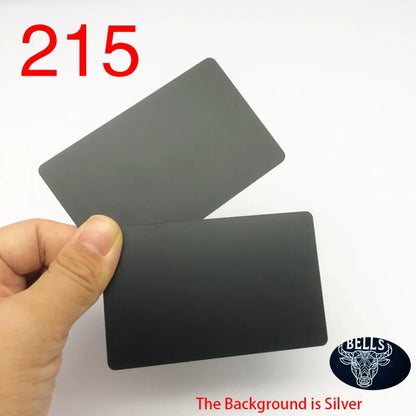 15 Pieces 13.56MHZ 215 Chip Blank Metal and PVC Hybrid NFC Social Identification/Access Control/Business Card