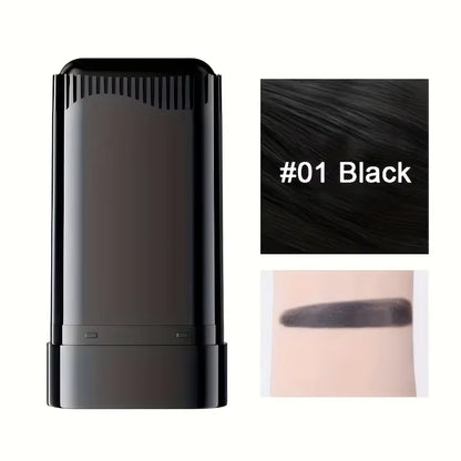 Hair Color Touch-Up Stick - Temporary Coverage for Gray Roots, Available in 3 Shades, Plant-Based Formula