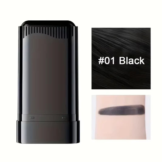 Hair Color Touch-Up Stick - Temporary Coverage for Gray Roots, Available in 3 Shades, Plant-Based Formula