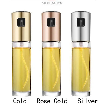 Stainless Steel Olive Oil Sprayer Bottle - Leak-Proof Pump Dispenser for Grilling and Cooking