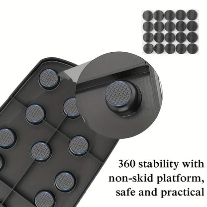 Portable Multifunctional Push-Up Board Set - Foldable Fitness Equipment for Comprehensive Chest, Abdomen, Arms, and Back Training