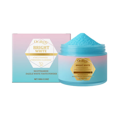 Niacinamide Toothpaste for Plaque Removal, Stain Reduction, Cavity Repair, and Breath Freshening with Lasting Whitening Effects