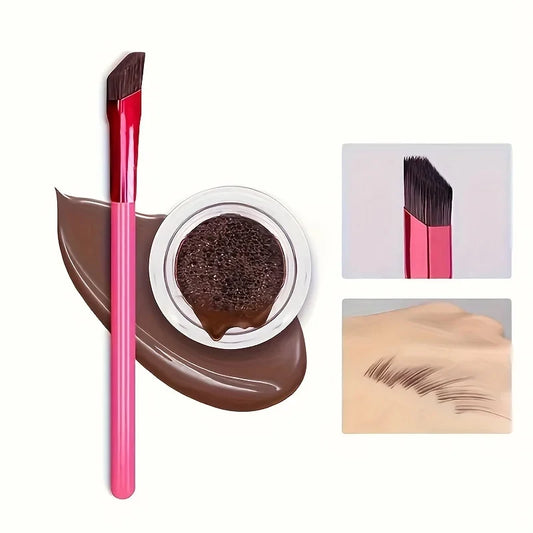 Stereoscopic Eyebrow Brush for Precision Application and Brow Makeup Enhancement