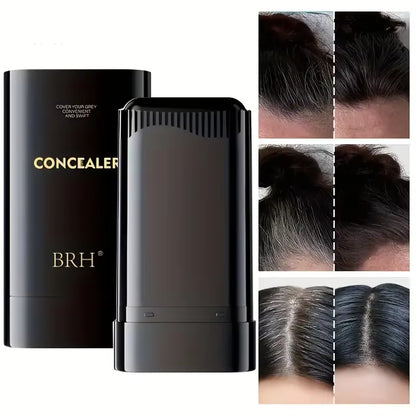Hair Color Touch-Up Stick - Temporary Coverage for Gray Roots, Available in 3 Shades, Plant-Based Formula