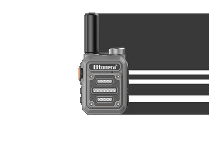 BT-330 Mini PMR 446 Two-Way Radio Walkie Talkie with USB Port - Portable Dual PTT Communication Device for Hunting and Cafés