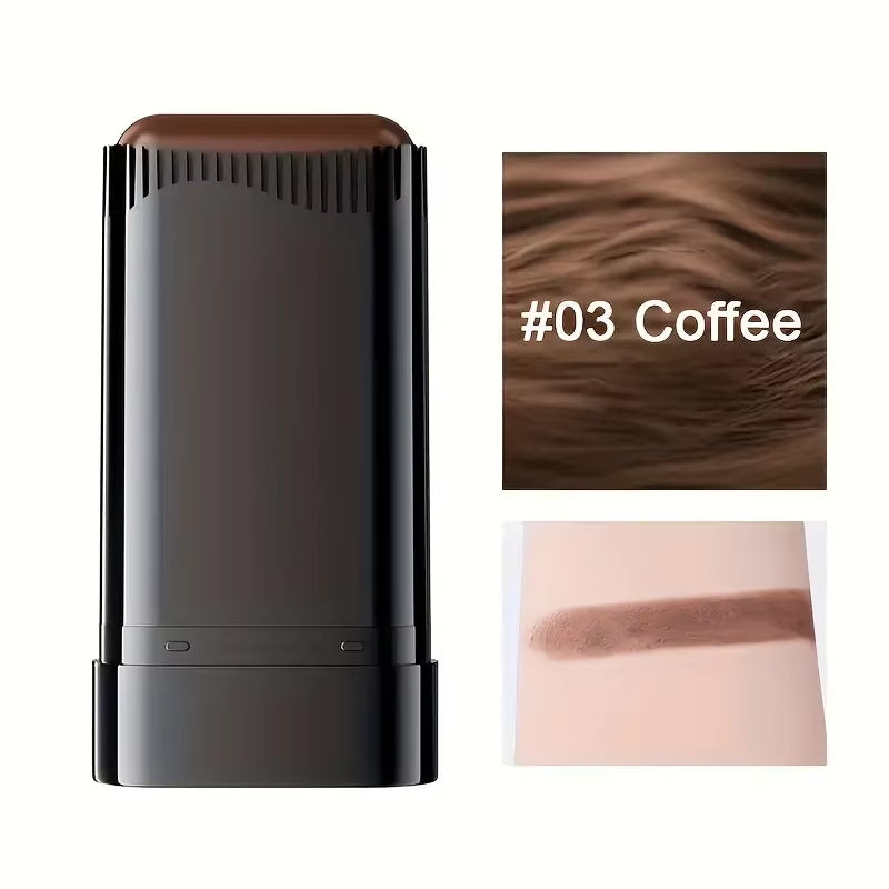 Hair Color Touch-Up Stick - Temporary Coverage for Gray Roots, Available in 3 Shades, Plant-Based Formula