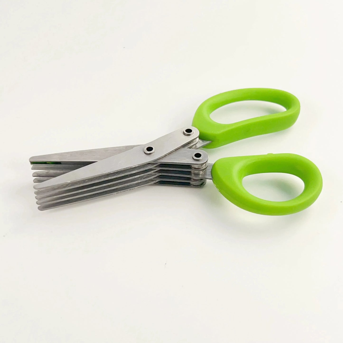 Professional Multi-Functional Stainless Steel Kitchen Scissors with 3-5 Layer Design for Efficient Cutting and Chopping of Peppers, Scallions, and Laver