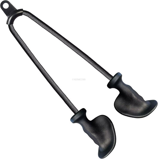 Fitness Biceps and Triceps Rope Pulldown Grip Handles for Cable Machine - Pulley Accessories for Back Exercises