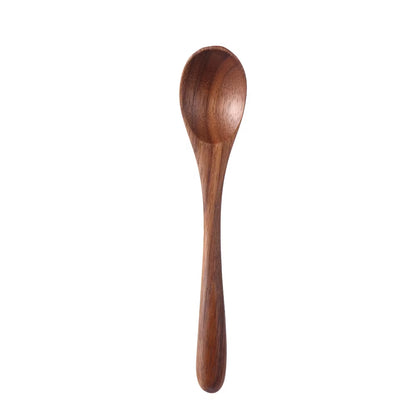 Natural Wooden Large Soup Ladle with Long Handle - Versatile Cooking Scoop for Ramen, Rice, and Catering Tableware