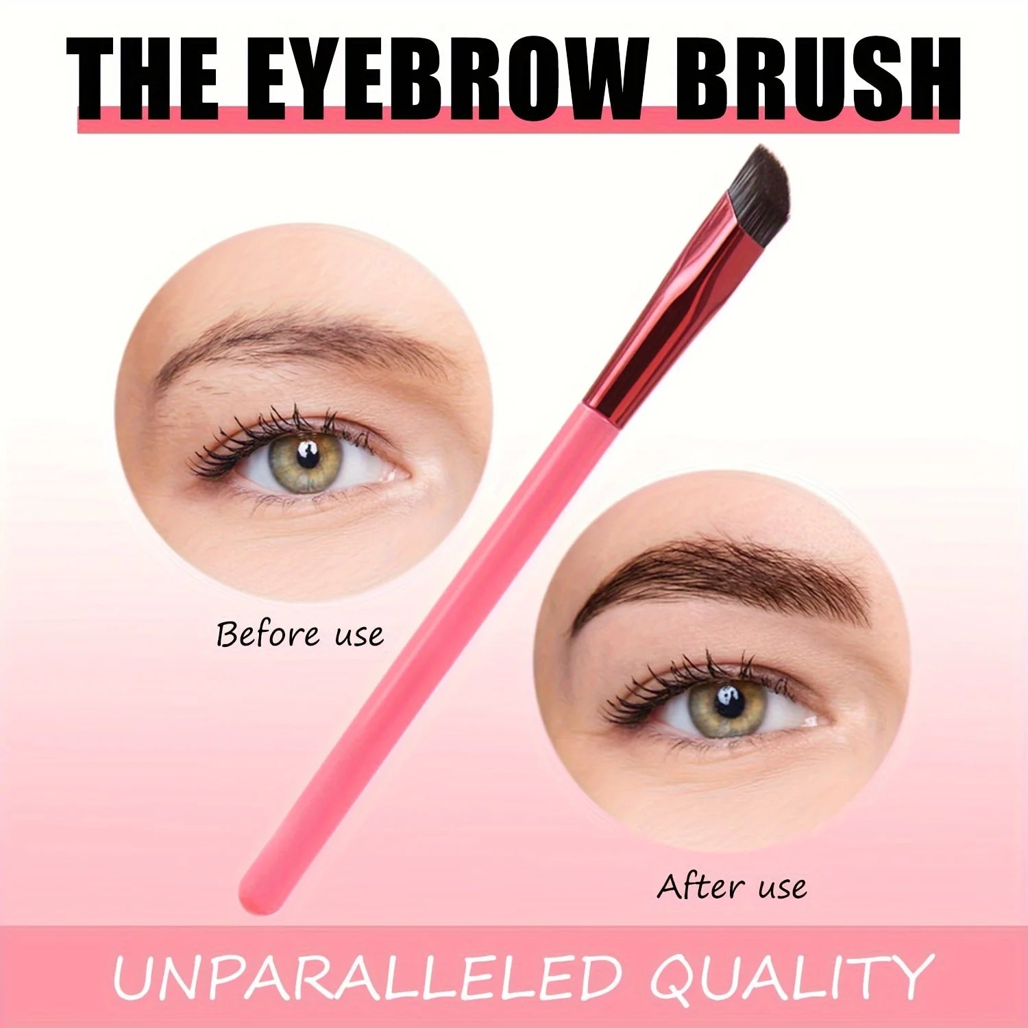 Stereoscopic Eyebrow Brush for Precision Application and Brow Makeup Enhancement