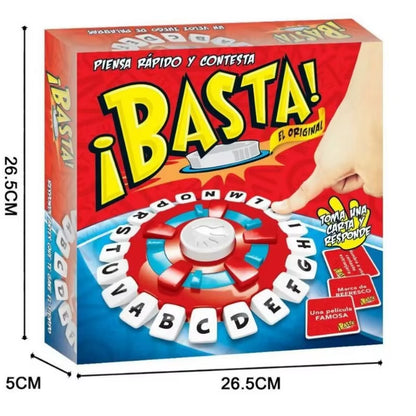 Basta: Engaging Spanish Vocabulary Board Game for Family Gatherings and Educational Settings