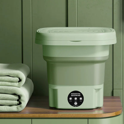 8L Portable Foldable Mini Washing Machine for Socks, Underwear, and Panties with Spinning Dry Function - Available in 3 Models