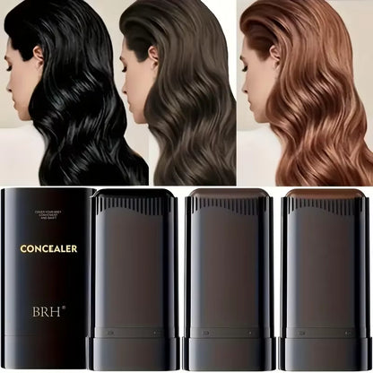 Hair Color Touch-Up Stick - Temporary Coverage for Gray Roots, Available in 3 Shades, Plant-Based Formula